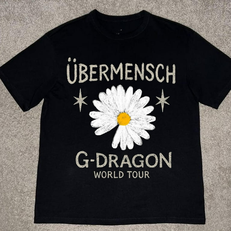 G-Dragon T-Shirt, K-Pop Graphic Tee, G-Dragon World Tour
