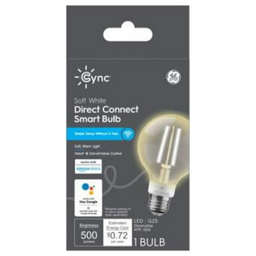 G E LIGHTING GE 6W G25 Bulb