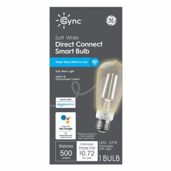 G E LIGHTING GE 6W ST19 Smart Bulb
