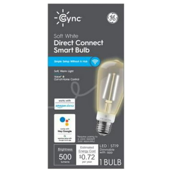 G E LIGHTING GE 6W ST19 Smart Bulb