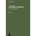 thumbnail image 1 of G. E. Lessing: Lessing's Werke. Band 9, (Hardcover), 1 of 1