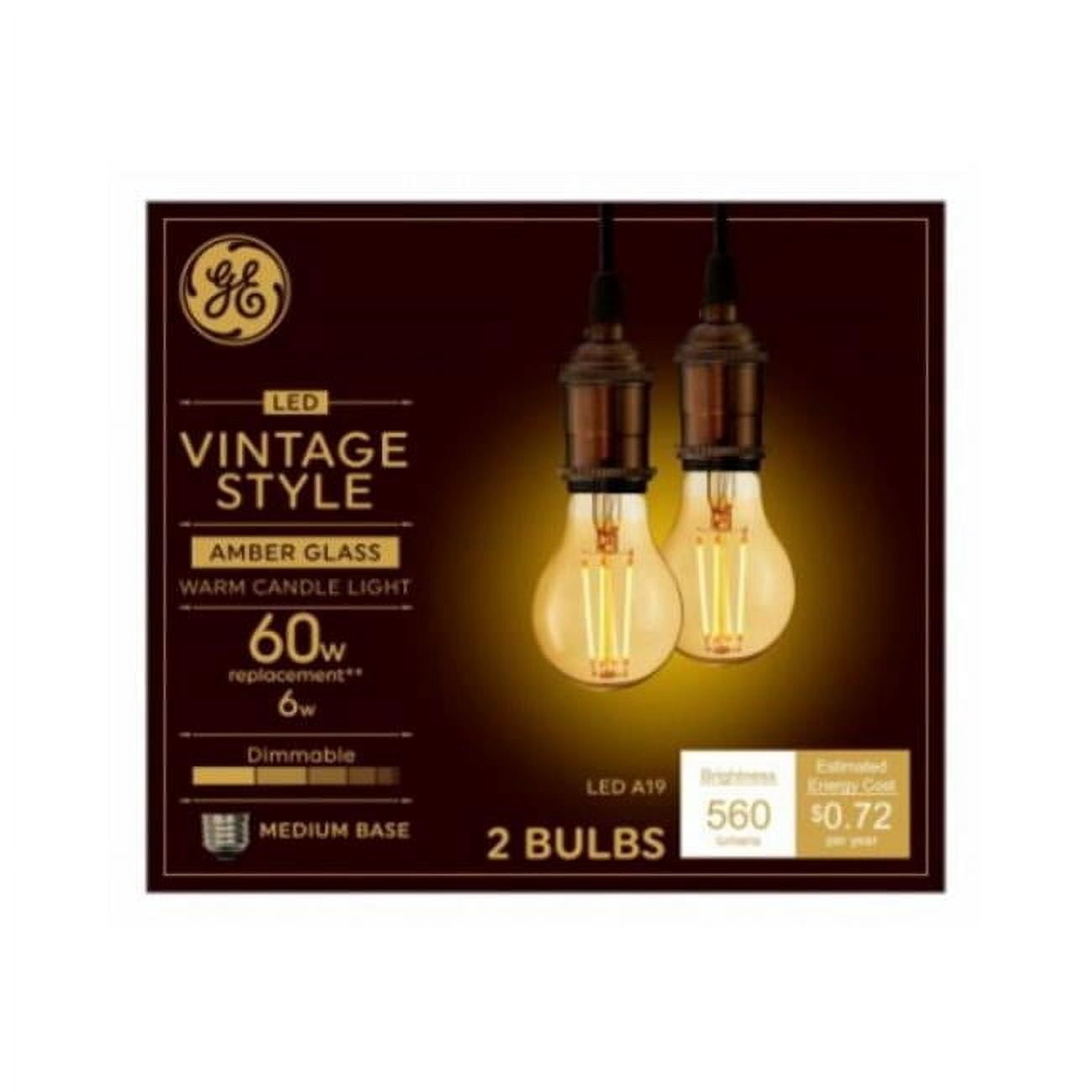G E Lighting 116222 6W A19 Bulb - Case of 6 - Pack of 2