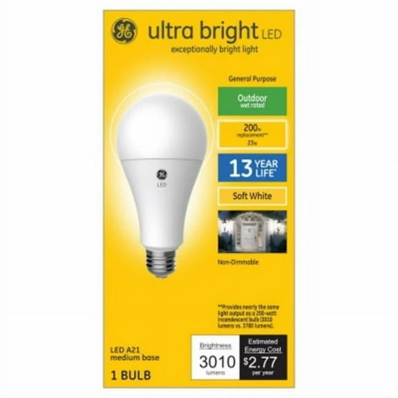 G E Lighting  23W A21 SW Ultra Bright LED Light Bulb