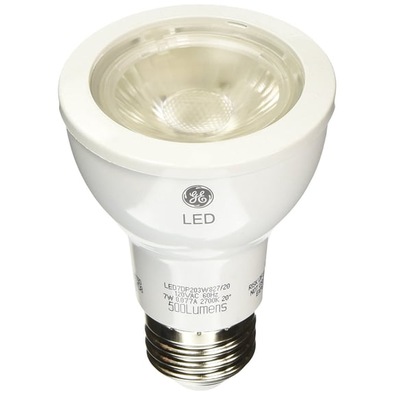 G E Lighting 74374 PAR20 LED Bulb- 7W