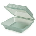 thumbnail image 1 of G.E.T. 1 Compartment Jade Polypropylene Eco-Takeout Container - 9"L x 9"W x 3 1/2"H, 1 of 3