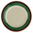 thumbnail image 1 of G.E.T. 10.5" Heavy-Duty Wide Rim Melamine Plastic Dinner Plate (Set of 12), 1 of 2