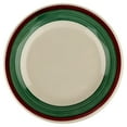thumbnail image 1 of G.E.T. 12" Heavy-Duty Wide Rim Melamine Plastic Dinner Plate (Set of 4), 1 of 1
