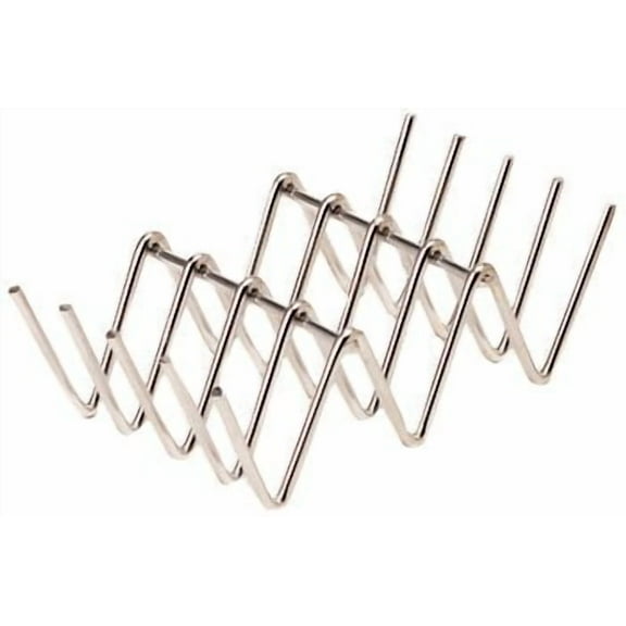 G.E.T. 4-81823 Stainless Steel Metal Taco Holder / Stand, Holds 3 Tacos