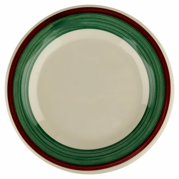 G.E.T. 7.5" Heavy-Duty Wide Rim Melamine Salad Plate (Set of 4)