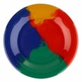 thumbnail image 1 of G.E.T. 7.5" Multicolor Heavy-Duty Wide Rim Melamine Salad Plate (Set of 4), 1 of 2