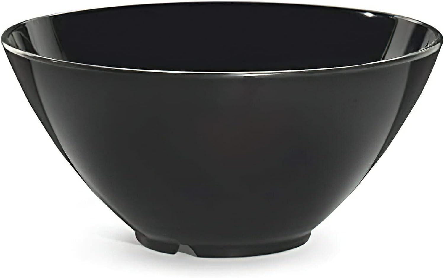 G.E.T. B791BK Large Melamine Serving Bowl, 4 Quart, Black Single Serving Bowl 4 Quart