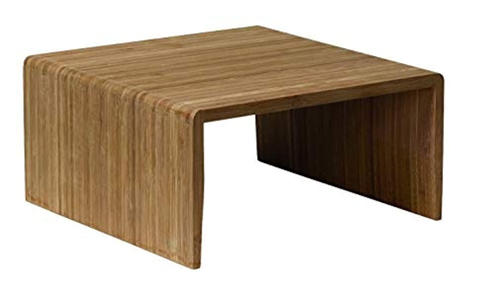Natural Bamboo Square Tiered Display Riser