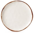 thumbnail image 1 of G.E.T. CS-10-RM Rustic Mill White Melamine 10.5 Coupe Plate - 12 / CS", 1 of 1