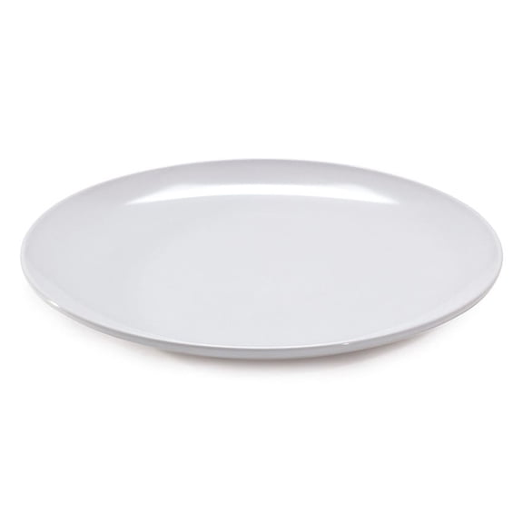 G.E.T. CS-6102-W Siciliano White Melamine 12 Round Plate - Dozen"