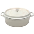 thumbnail image 1 of G.E.T. Energy-Efficient Dutch Oven, Cast Aluminum, Oval, 6.5 Quart, White, 1 of 2
