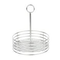 thumbnail image 1 of G.E.T. Enterprises Stainless Steel Round Stainless Steel Condiment Caddy Stainless Steel Table Caddies Collection 4-81850 (Pack of 1), 1 of 5
