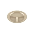 thumbnail image 1 of G.E.T. Heavy-Duty 3 Compartment Plastic Divided Compartment Plates, Deep Sided, 11", Sandstone (Set of 4), 1 of 1