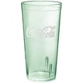 thumbnail image 1 of G.E.T. Heavy-Duty Coca-Cola Shatterproof Stackable Plastic Tumbler Cups, BPA Free, 20 Ounce, Jade (Set of 4), 1 of 1