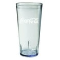 thumbnail image 1 of G.E.T. Heavy-Duty Coca-Cola Shatterproof Stackable Plastic Tumbler Cups, BPA Free, 24 Ounce, Clear (Set of 4), 1 of 1