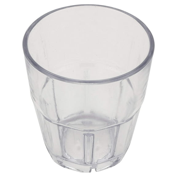 G.E.T. Heavy-Duty Faceted Shatterproof Tumbler, 5.5 Ounce, Clear (Set of 4)