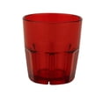 thumbnail image 1 of G.E.T. Heavy-Duty Faceted Shatterproof Tumbler, 9 Ounce, Red (Set of 4), 1 of 5