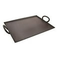 thumbnail image 1 of G.E.T. Heavy-Duty Metal Serving / Ottoman Tray with Handles, 16" x 12", Hammered Bronze, 1 of 1
