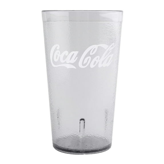 Winco 6632-CC 32 oz Tumbler - Coca Cola - Clear