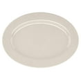thumbnail image 1 of G.E.T. Heavy-Duty Plastic Serving / Dinner Platter, 14" x 10", Ironstone (Set of 12), 1 of 3