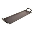 thumbnail image 1 of G.E.T. Heavy-Duty Rectangular Metal Serving / Ottoman Tray with Handles, 19" x 6", Hammered Bronze, 1 of 1