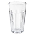 thumbnail image 1 of G.E.T. Heavy-Duty Shatterproof Faceted Plastic Tumbler, 20 Ounce, Clear (Set of 12), 1 of 1