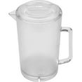 thumbnail image 1 of G.E.T. P-3064-1-CL-EC BPA-Free Textured Scratch-Resistant Plastic Pitcher with Lid, 2 Quart (64 Ounce), Clear, 1 of 2