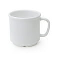 thumbnail image 1 of G.E.T. Heavy-Duty Shatterproof Plastic Coffee Cup / Mug, 12 Ounce, White (Set of 4), 1 of 1