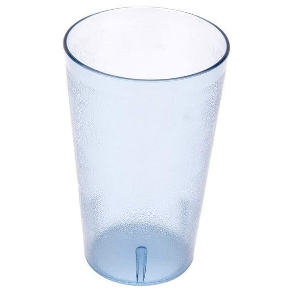 G.E.T. Heavy-Duty Shatterproof Stackable Plastic Tumbler Cups, BPA Free, 32 Ounce, Wide, Blue (Set of 12)