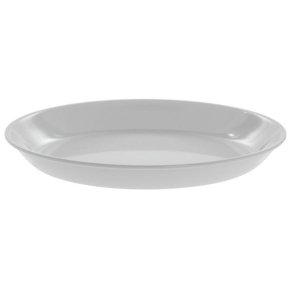 G.E.T. Heavyweight Milano Collection 2 qt Round White Melamine Bowl - 13 1/2"Dia x 1 1/2"H
