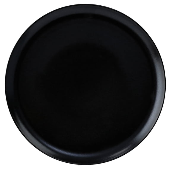 G.E.T. High-Strength Porcelain Coupe Plate, 7", Black (Set of 12)