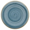 thumbnail image 1 of G.E.T. High-Strength Porcelain Coupe Plate, 7", Blue (Set of 12), 1 of 3