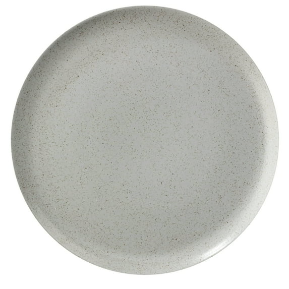 G.E.T. High-Strength Porcelain Coupe Plate, 9", Grey (Set of 12)