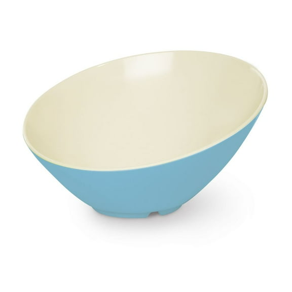 G.E.T. Keywest 24 oz Cascading Seabreeze Blue Melamine Bowl - 9 1/4"Dia x 4 3/4"D #B-792-SE