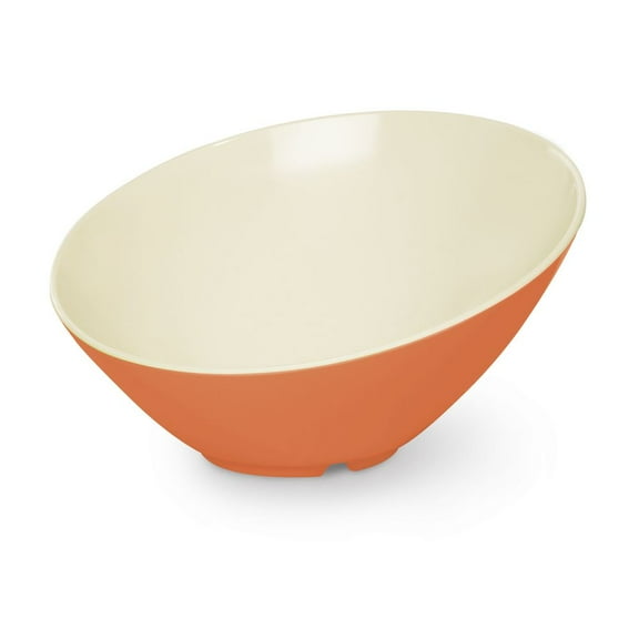 G.E.T. Keywest 24 oz Cascading Sunset Orange Melamine Bowl - 9 1/4"Dia x 4 3/4"D #B-792-ST