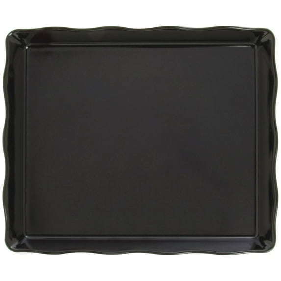 G.E.T. ML-155-BK Black Tray Melamine 14 x 11 1/2 x 1 1/4