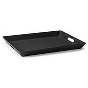 G.E.T. Non-Skid Ottoman/Coffee Table Serving Tray, 15" x 20", Black