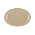 thumbnail image 1 of G.E.T. OP-610-T-EC Melamine Oval Serving Platter, 10" x 6.75", Tan (Set of 4), 1 of 2