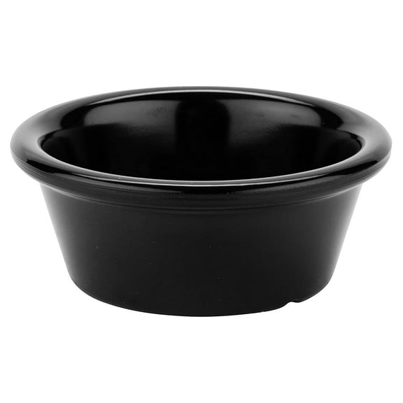 G.E.T. RM-203-BK Break-Resistant Smooth Ramekin, 1.5 Ounce, Black (Set of 12)