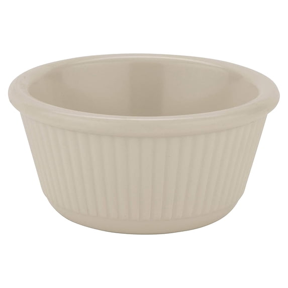 G.E.T. RM-389-IV Break-Resistant Fluted Ramekin, 3 Ounce, Ivory (Set of 12)
