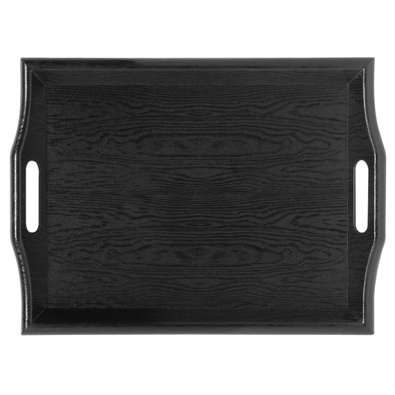 G.E.T. RST-1815-1-BK Black 19 x 14.25" Room Service Tray - 6 / CS"