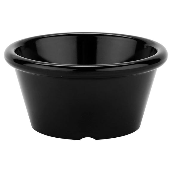 G.E.T. S-660-BK Break-Resistant Smooth Ramekin, 6 Ounce, Black (Set of 12)