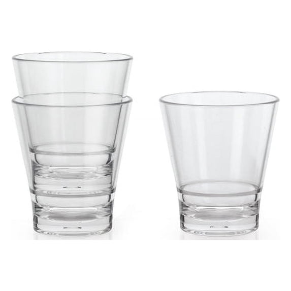 Winco S-9-CL 9 oz Rim-Full Stackable Glass - Clear