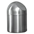 thumbnail image 1 of G.E.T. Enterprises Stainless Steel 4.75" Stainless Steel Table Top Trash Can, 4.75" Flap Lid, Stainless Steel Coffee Station Collection SSTB-6 (Pack of 1), 1 of 2