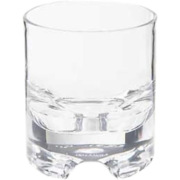 GET SW-1423-1-SAN-CL Plastic Roc N' Roll Rocks Glasses, 9 Oz, Case of 2 Dozen