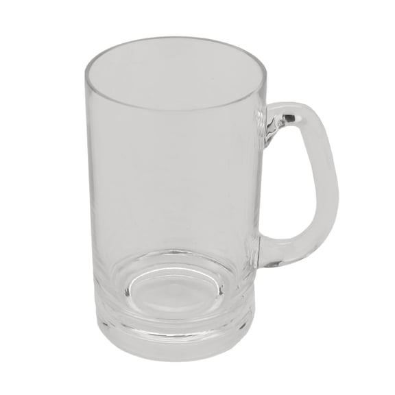 G.E.T. SW-1464-CL Break-Resistant Plastic Beer Mug, 20 Ounce, Clear (Set of 12)